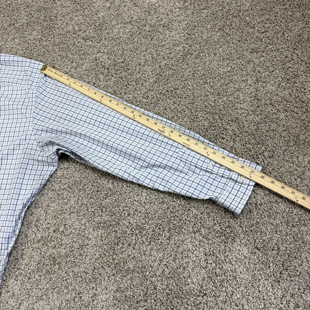 Polo Ralph Lauren Shirt Mens Big 4XLT White Check Performance Button Down *FLAW